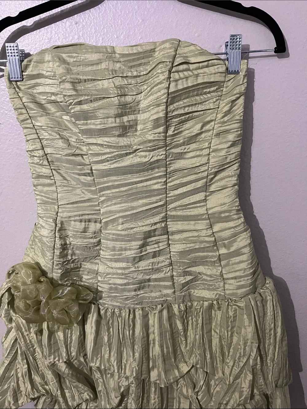 Jessica McClintock For Gunne Sax Mini Cocktail Dress - Picture 3 of 6